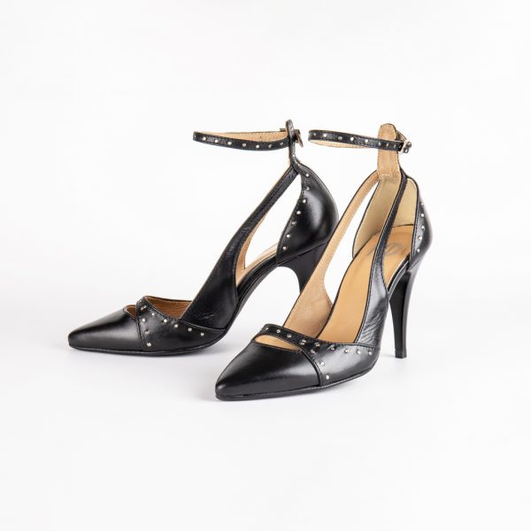 Black petite size high heels