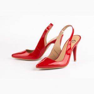 Petite size red slingback