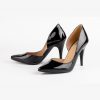 Patent leather small size shoes