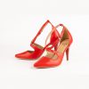 Strappy small size high heels