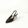 Petite size black 7cm heels