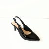 Petite size black 7cm heels
