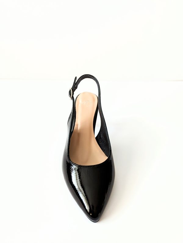 Petite size black 7cm heels
