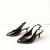 Petite size black 7cm heels