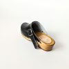 Black slip on clog
